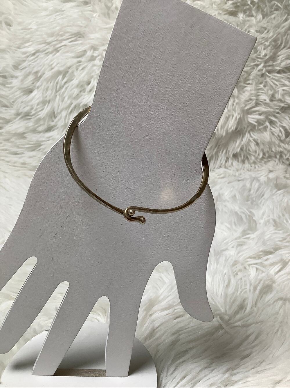 James Avery 925 Sterling Silver Hook-On Bangle Charm Bracelet Minimalist F17-8